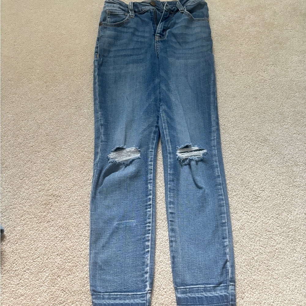 Kids Classic Blue Ripped Jeans